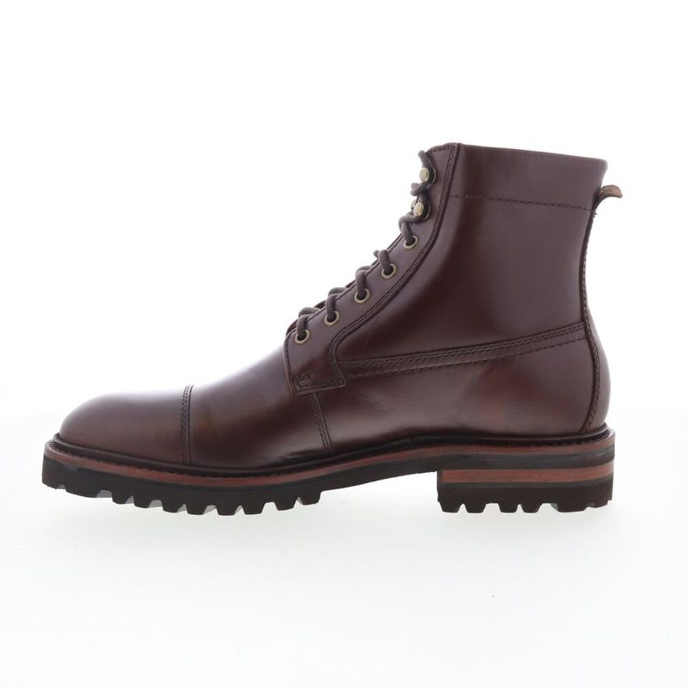 Johnston & Murphy Mens Dudley Lug Brown Boots (NWT) - Picture 3 of 4